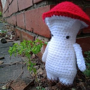 Mushroom Sprite, Plush Mushroom, Mushroom Plushie, Dark Souls, Amigurumi Pattern, Crochet Pattern, Crochet Patterns, Amigurumi, Forest