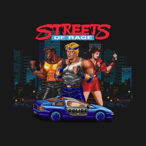 Check out this awesome 'Streets of Rage' design on @TeePublic! Rage Video Game, Streets Of Rage, Sega Games, Hack And Slash, Video Game T Shirts, Classic Video Games, Sega Genesis, Video Game Characters, Movie Game