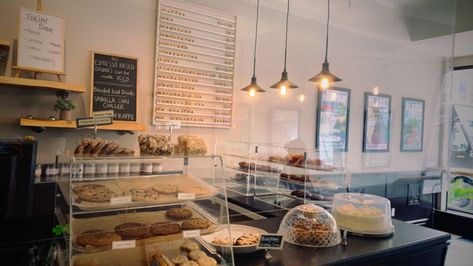 Cafe coffee shop tea cookies cute white minimalistic Small Town Cafe Aesthetic, Small Town Restaurant Aesthetic, Small Town Coffee Shop Aesthetic, Trendy Cookies, Small Town Cafe, Small Town Coffee Shop, Coffee Shop Counter, Books 2023, Town Ideas