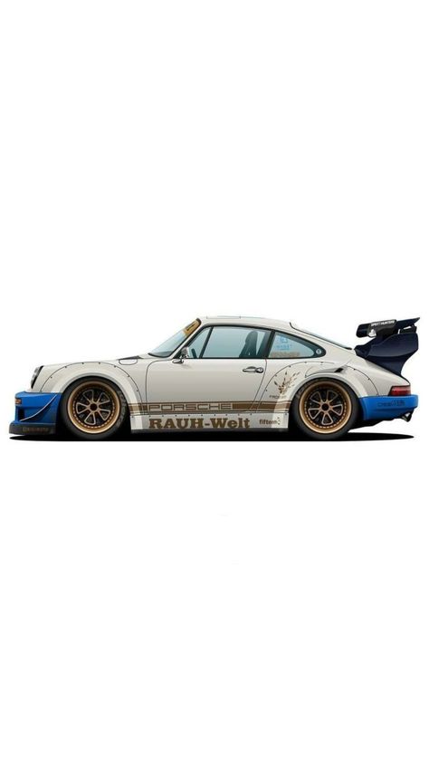 E TUDO NOSSO Porshe Rwb Wallpaper, Rwb Porsche Wallpaper, Rwb Wallpaper, Rwb Porsche, Rauh Welt, Automotive Illustration, Sports Car Wallpaper, Cars Wallpaper, Porsche 993