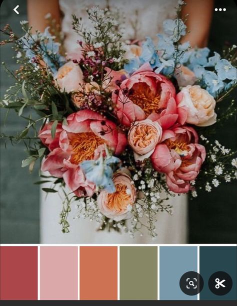 Colorful Wedding Scheme Colour Palettes, September Wedding Colours Uk, Color Palette Bouquet, Wedding Colour Schemes Fall, Wedding Color Schemes July, August Wedding Color Palette, Late Summer Wedding Colors Schemes, Late Summer Wedding Color Palette, April Wedding Colors Spring