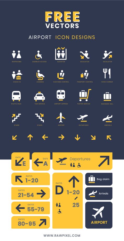 Signage Design Exterior, Pictograms Design, Airport Signage, Pictogram Design, Stickers Photos, Wayfinding Signage Design, Sign System, Wayfinding Design, Airport Design