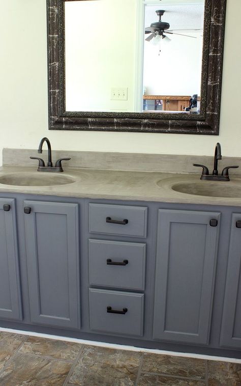 Oak Cabinet Update With NO SANDING, PRIMING OR SEALING Cabinet Update, Bathroom Cabinet Makeover, Painting Bathroom Cabinets, Beyond Paint, Vanity Makeover, Indoor Ideas, Update Cabinets, Diy Bathroom Vanity, Renovation Diy