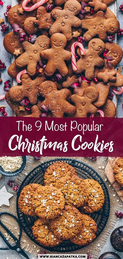 Vegan Christmas Cookies – The Best Recipes Vegan Gf Christmas Cookies, Best Vegan Christmas Cookies, Vegan Xmas Cookies, Christmas Vegan Recipes, Cookie Recipes For Christmas, Best Vegan Cookie Recipe, Vegan Christmas Treats, Vegan Christmas Cookies Recipes, The Best Cookie Recipes