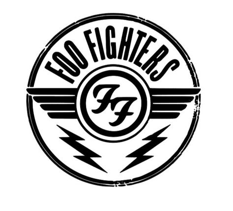 Foo Fighters SVG Cut File Download Cricut Ready!! All Files are for Personal Use Only! Foo Fighters Tattoo, Foo Fighters Shirt, Foo Fighters Logo, Fighter Tattoo, Silhouette Stencil, Band Logos, Svg For Cricut, Flash Art, Cricut Projects Vinyl