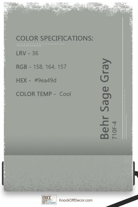 behr-sage-gray-color-info Sage Gray Kitchen Cabinets, Sage Grey Behr, Gray Sage Paint Color, Greenish Gray Paint Colors Behr, Behr Sage Paint Colors, Sage Green Gray Paint Colors, Grey Green Behr Paint Color, Gray Green Behr Paint Colors, Behr Paint Bedroom Colors