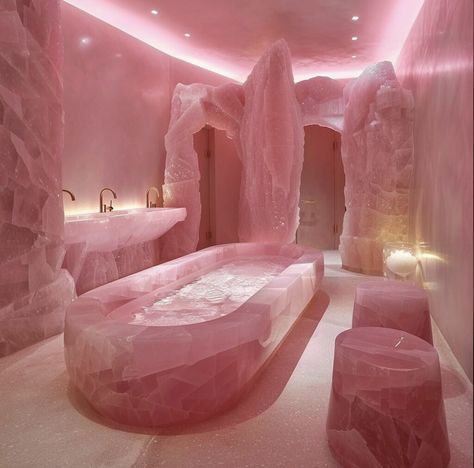 Dream Bedroom Inspiration, Pink Room Decor, Dream Life House, Dream Apartment Decor, Dream House Rooms, Modern Bathroom Decor, Pink Bathroom, Barbie Dream House, Dream Room Inspiration