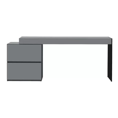 Wade Logan Duncannon Desk & Reviews | Wayfair Cheap Office Furniture, Modern Computer Desk, Home Office Computer Desk, Modern Office Desk, Contemporary Desk, Grey Desk, Office Computer Desk, Big Desk, New Interior Design