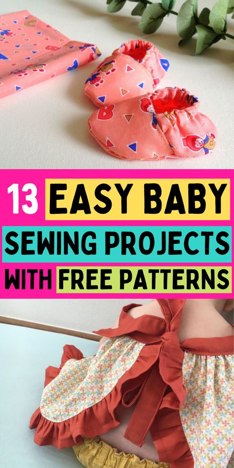 Free Baby Sewing Patterns, Easy Baby Sewing Patterns, Baby Sewing Patterns Free, Free Baby Patterns, Baby Clothes Patterns Sewing, Diy Baby Clothes, Start Sewing, Baby Bibs Patterns, Beginner Sewing Patterns