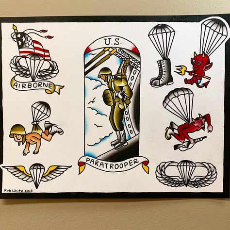 America Traditional Tattoo, Marines Tattoo, July Tattoos, Old Traditional Tattoo, Airborne Tattoos, America Tattoo, Sailor Jerry Tattoo Flash, Traditional Tattoo Inspiration, Patriotic Tattoos