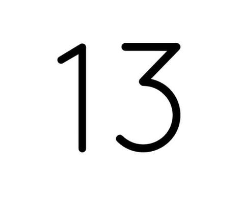 number 13 in "Quicksand" font, number 13 tattoo Number 13 Tattoo, Quicksand Font, Number 13 Tattoos, Number Tattoo Fonts, 13 Tattoo, Number Tattoos, 13 Tattoos, Font Number, Number 13