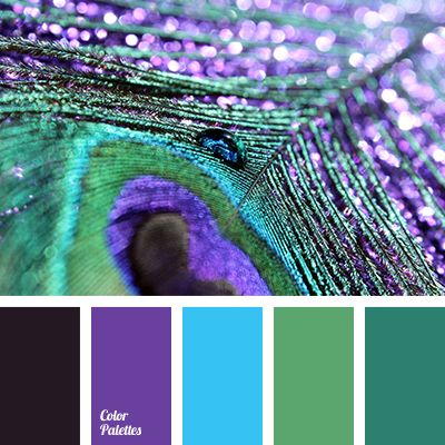 Color Palette #3730 inspires you to decorate your house, flat, bedroom, kitchen, living room, bathroom and even wedding with our color ideas. Peacock Color Scheme, Royal Peacock, Teal Color Palette, Peacock Pictures, Brand Archetypes, Purple Bathrooms, Palette Design, Color Schemes Colour Palettes, Paint Pouring