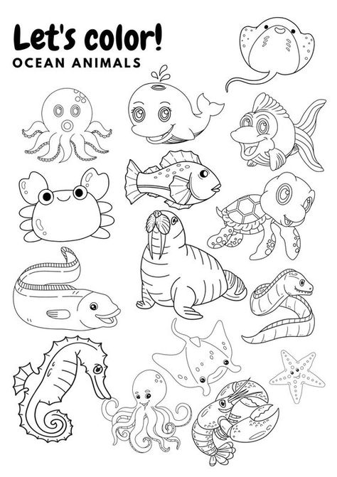 20 Ocean Animals Coloring Pages, Printable Coloring Pages for Kids , Game Activity, INSTANT DOWNLOAD, Kids Coloring Book, Toddler Coloring pages #coloringpages Coloring books #coloringbooks Coloring pages for kids #coloringpagesforkids Coloring pages for kids animals #coloringpagesforkidsanimals 2.301 Toddler Coloring Pages, Animal Coloring Pages For Kids, Animals Coloring Pages, Printable Coloring Pages For Kids, Farm Animal Coloring Pages, Desert Animals, Kids Animals, Horse Coloring Pages, Animals Coloring