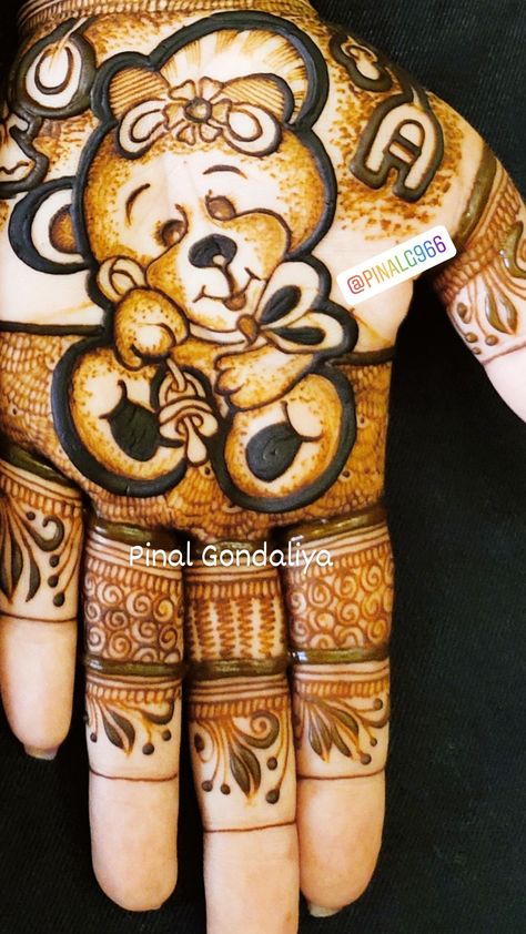 Cartoon Mehndi Designs, Cartoon Mehndi Designs For Kids, Cartoon Mehendi, Baby Mehandi, Mehendi Designs For Kids, Baby Mehndi, Baby Mehndi Design, Kids Henna, Short Mehndi Design