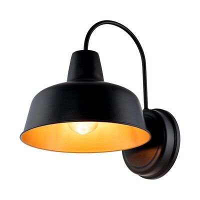 Hukoro 1-Light 13-in Black Outdoor Wall Light Lowes.com Outdoor Barn Lighting, Black Outdoor Wall Lights, Barn Light, Outdoor Light Fixtures, Outdoor Wall Lantern, Barn Lighting, Wall Lantern, Light Sconces, Lantern Lights