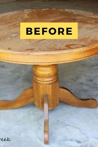 Decorating on a budget is awesome with this repurposed dining to coffee table project. Check out the before and after and be amazed how you can decorate your home in rustic farmhouse style like it was done by Joanna Gaines herself. #diy #farmhouse #table #makeover Refurbished Coffee Tables, Refurbished Table, Diy Coffee Tables, Dining Table Makeover, Coffee Table Makeover, Farmhouse Coffee Table, Round Kitchen Table, Coffee Table Ideas, Diy End Tables