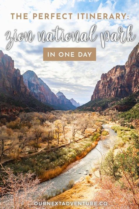 Only have one day to explore Zion National Park in Utah? No problem! Follow this guide to make the most of your time in Zion and experience all the best this National Park has to offer. #zionnp #zionnationalpark #nationalparks #family travel // Zion National Park in a Day | Zion National Park with Kids | Zion Itinerary | Zion in 2 Days | Best National Parks for Families | Utah National Parks | Where to Stay in Zion | Best Hikes in Zion | Easy Hikes in Zion | Utah Travel | USA Travel One Day In Zion National Park, Zion Itinerary, Zion National Park With Kids, Zion Utah, Utah Trip, National Parks America, Best National Parks, Utah Road Trip, Travel America