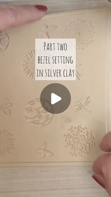 Pmc Jewelry Metal Clay Ideas, Silver Clay Jewelry Ideas, Precious Metal Clay Tutorial, Silver Clay Jewellery, Metal Clay Designs, Pmc Jewelry, Precious Metal Clay Jewelry, Art Clay Silver, Metal Embossing