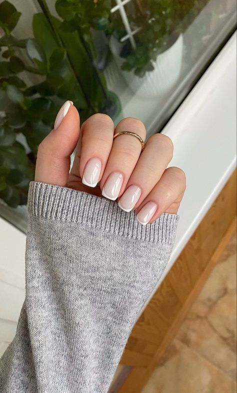 French Nude Nails, Cozy Colors, Fall Nail Ideas, Hello Nails, Hippie Nails, Beige Nails, Simple Gel Nails, Minimal Nails, Vibrant Nails