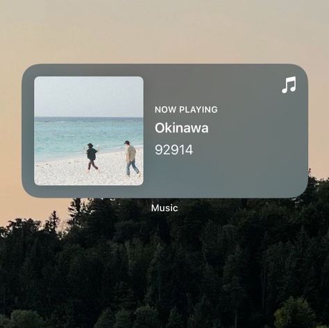 Apple Music Widget, Music Widget, Music Collage, Music Recommendations, Cool Tones, Okinawa, Music Playlist, Beach Sunset, Apple Music