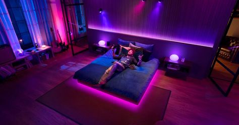 Phillips Hue Lighting, Phillips Hue, Philips Hue Lights, Hue Lights, Music Visualization, Smart Lights, Hue Color, Smart Bulbs, Smart Switches