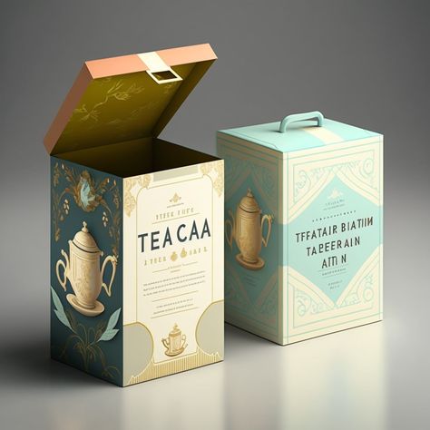 Tea Packaging Design | Design Ispiration | Tea Branding | Tea Brand Identity| Brand identity examples | Packaging Design Ideas | Tea Brand Template | Brand Identity for Tea Brand | Tea Packaging | Herbal Tea Packaging | Packaging Design Inspiration | Brand Packaging | Product Packaging| Created by #MidjourneyAI, #Midjourney #aiart #art #ai #artificialintelligence #machinelearning #aiartcommunity #aiwebsite Elegant Tea Packaging, Creative Tea Packaging Design, Minimal Tea Packaging, Product Branding Ideas, Herbal Product Packaging, Luxury Tea Packaging Design, Vintage Tea Packaging, Tea Bag Packaging Design, Tea Packaging Design Boxes