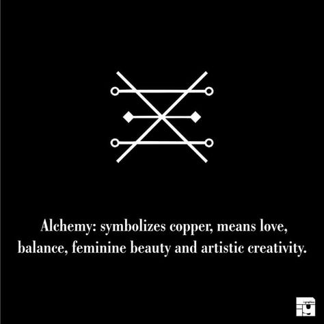 Alchemy: symbolizes copper, means love, balance, feminine beauty and artistic creativity. Simbols Tattoo, Alchemy Tattoo, Harry Potter Tattoos, Men Tattoos, Alchemy Symbols, Inspiration Tattoos, Neck Tattoos, Geometric Tattoos, Tiny Tattoo