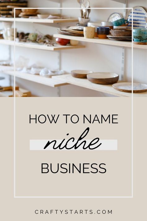 Naming a niche business is one of the most important steps in starting a successful creative project. Here are six tips to help you find an excellent name for your new business! How To Come Up With Business Name, How To Choose A Name For Your Business, Picking A Business Name, Choosing A Business Name, Virtual Assistant Business Names, How To Choose A Business Name, How To Name A Business, Virtual Assistant Business Names Ideas, Art Studio Names Ideas