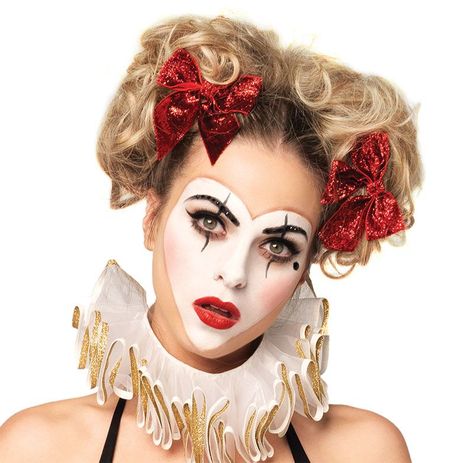 Circus Hairstyles, Theater Crafts, Harlequin Makeup, Clown Costume Diy, Circus Themed Costumes, Cotton Candy Carnival, Hatter Makeup, Mad Hatter Makeup, Circus Hair