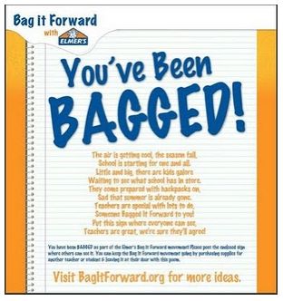 You've Been Bagged You've Been Sacked, Been Booed, Gunny Sack, Youve Been, Do Unto Others, School Daze, Pay It Forward, Student Council, Gifts For Teachers