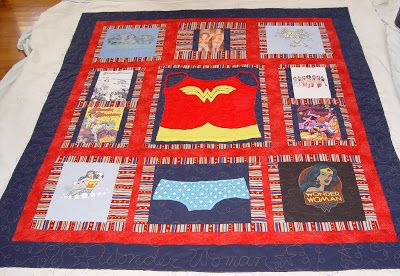 All Things Quilty: October 2010 Wonder Woman Quilt Pattern, Wonder Woman Quilt, Superhero Quilt, Grandchildren Pictures, Painting With Watercolors, Woman Bedroom, Embroidery Needles, Longarm Quilting, Sewing Machines