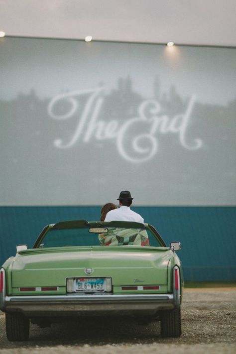 Retro Drive In Movie Aesthetic, Drive In Theater Photoshoot, Drive In Movie Engagement Shoot, Drive In Wedding, Vintage Drive In, Katie Lamb, Drive In Theatre, Lamb Photography, Drive In Cinema