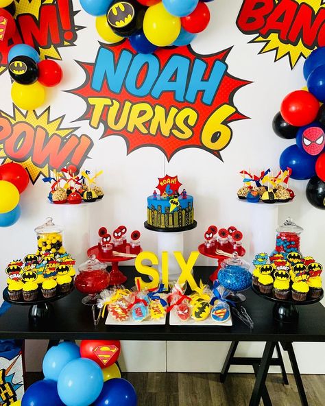 Superhero Dessert Table, Party Snacks Easy Appetizers, Superhero Party Food, Desserts For Parties, Buffet Wedding Reception, Desserts For Kids, Marvel Birthday, Best Party Appetizers, Party Snacks Easy