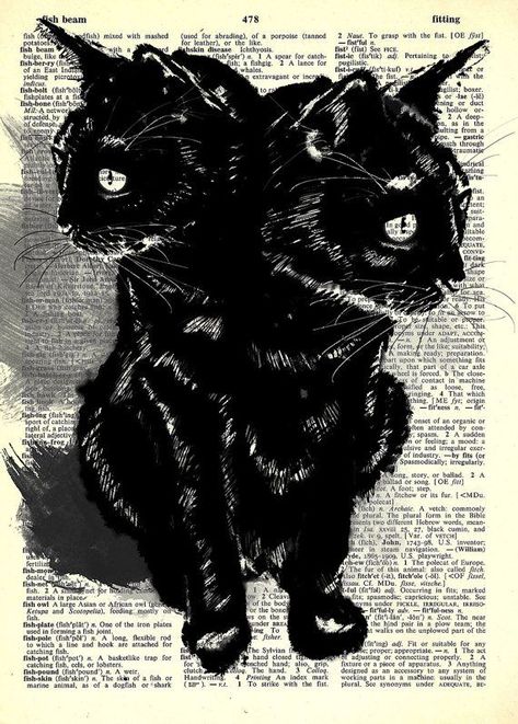 Photowall Ideas, Affiches D'art Déco, Seni Vintage, A Black Cat, Arte Obscura, Arte Inspo, Vintage Poster Art, Room Posters, Fotografi Potret