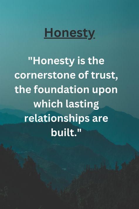 Embrace the power of honesty, for it not only reveals the true essence of character but also forges unbreakable bonds of trust. #Honesty #Integrity #Trustworthy #Character #Authenticity #BuildingBridges #TruthPrevails Quote About Honesty, Honesty Quotes Relationship, Integrity Quotes Character, Trustworthy Quotes, Quotes About Honesty, Honesty In Relationships, Integrity Quotes, Honesty Quotes, Relationships Tips