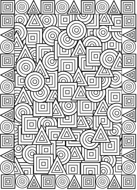 Zen Doodle Coloring Pages Free Printable, Coloring Designs Pattern, Colouring Pages For Adults Easy, Coloring Pages Doodle Art, Full Page Doodle Pattern, Patterns To Color, Coloring Doodles, Coloring Sheets For Adults, Zentangle Coloring Pages