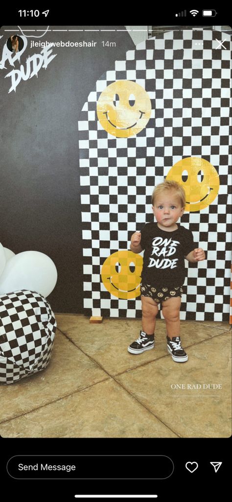 One Happy Dude Pinata, Rad One First Birthday, One Rad Dude Birthday, Five Is A Vibe Birthday Party Decorations, Two Rad Birthday Party, Checkered First Birthday, One Happy Dude Photo Backdrop, One Cool Dude Backdrop, One Cool Dude First Birthday Party