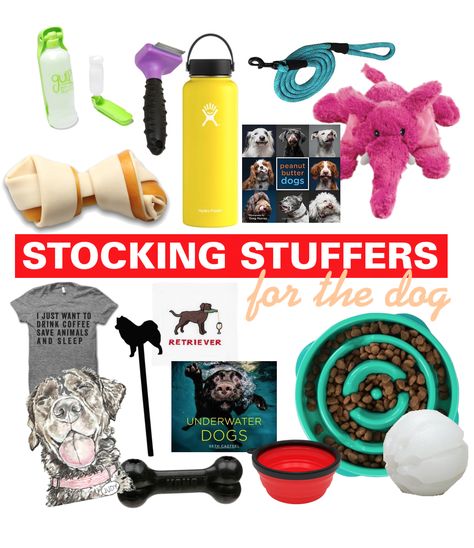 Stocking Stuffers For The Dog - 2017 Christmas Stocking Stuffers - Stocking Stuffer Ideas - Holiday Gift Ideas For Dog Lovers - Gifts For Animal Lovers - Communikait by Kait Hanson Dog Stockings Christmas, Dog Gifts Christmas, Diy Dog Gifts, Dog Stocking Stuffers, Dog Gift Guide, Dog Christmas Presents, Carrot Dogs, Gifts For Animal Lovers, Dog Stocking