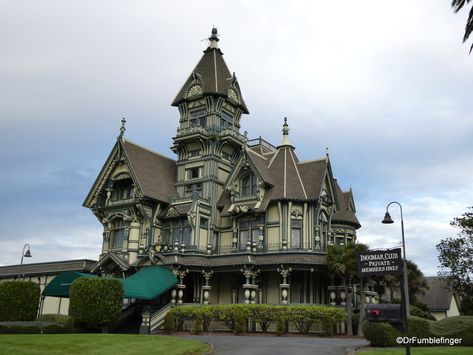 The Carson Mansion, Eureka, California Carson Mansion, Beautiful Mansion, Eureka California, California Pictures, California Architecture, Travel Time, California Coast, Travel Information, California Travel