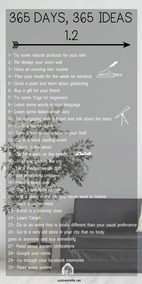 365 Days 365 Ideas, 365 Jar, 365 Day Challenge, Bullet Journal Set Up, 100 Day Challenge, Happiness Challenge, What To Do When Bored, Productive Things To Do, Things To Do When Bored