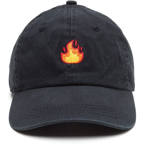 Embroidered Flames, Fire Hat, Hats Embroidery, Embroidery Hats, Black Caps, Cap Embroidery, Fire Drill, Hats Black, Embroidery Caps