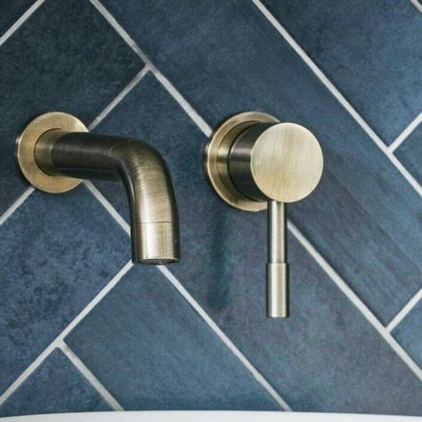 Brushed Brass And Black Bathroom, Bathrooms With Brushed Brass Fixtures, Blue And Bronze Bathroom, Brushed Chrome Bathroom Fixtures, Bathroom Bronze Fixtures, Brushed Bronze Bathroom Fixtures, Bathroom Brass Fixtures, Brushed Gold Bathroom Fixtures, Brushed Brass Bathroom Fixtures