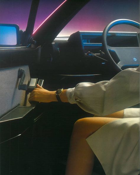 Synthwave 1989 on Instagram: “🕶️ Ｎｉｇｈｔ Ｗａｔｃｈ🕶️ What kind of ⌚⌚ is she wearing?? Lancia Delta (1984) #1980s #80s #retro #newretro #aesthetic #cars #lancia #delta #ad…” 80s Model Aesthetic, Synthwave Fashion, Women Overalls, Retro Artwork, Jumpsuits Women, New Retro Wave, Retro Hats, Lancia Delta, 80s Vibes