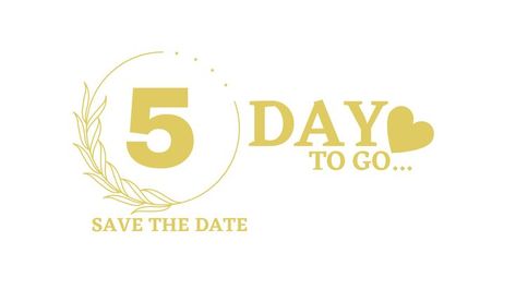 5 Days To Go Countdown, 5 Days To Go Countdown Wedding, Days To Go Countdown, Wedding Invitation Background, Cute Birthday Pictures, Black App, Wedding Countdown, Love Background Images, Invitation Background