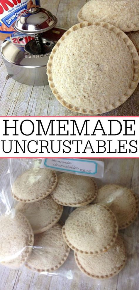 Diy Uncrustables, Homemade Uncrustables, Homemade Lunch, Homemade Snacks, Snacks Für Party, Lunch Snacks, Quesadillas, Cooking With Kids, Kids Snacks