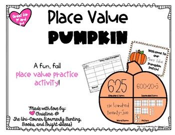 This fun, fall activity will have your kiddos working to write numbers in standard, expanded, and word forms and drawing a picture (place value blocks, disks, or however you want them to!) to represent their number.Two versions are included so you can have students roll dice to determine their number (you control how many digits the numbers will have by the number of dice rolled!) or print out the second page and write in numbers for your students.A follow-up worksheet is included for students t Fall Place Value Craft, Halloween Place Value Craft, Fun Place Value Activities 1st Grade, Interactive Place Value Activities, Place Value Math Games 2nd Grade, Drawing A Picture, Place Value Blocks, Fall Math Activities, Green Frogs