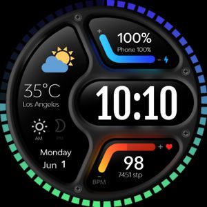 Minimal Colors H • Facer: the world's largest watch face platform エルメス Apple Watch, Clock Screensaver, Bar Date, Apple Watch Clock Faces, Iphone Wallpaper Clock, Apple Watch Custom Faces, Android Wallpaper Blue, Digital Watch Face, राधा कृष्ण वॉलपेपर