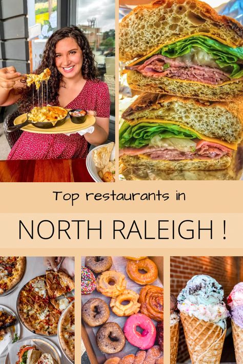 Things To Do In Raleigh Nc, Raleigh Coffee Shops, Weekend In Raleigh Nc, North Carolina Food, Downtown Raleigh, Restaurants For Birthdays, Raleigh Restaurants, Visit North Carolina, Lunch Places