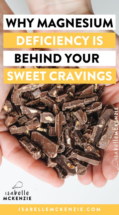 Magnesium is an essential mineral that most of us aren't consuming enough of. The occasional sweet craving is a normal thing but if you're consistently getting sugar cravings this can mean that your body is looking for something, like magnesium. Especially since magnesium is so widely used in the body and the average western diet is so deficient in natural magnesium food sources. Magnesium Foods, Signs Of Magnesium Deficiency, Magnesium Deficiency Symptoms, Magnesium Powder, Types Of Magnesium, Magnesium Rich Foods, Magnesium Deficiency, True Food, Ate Too Much