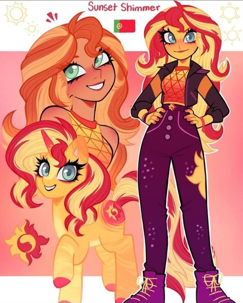 Sunset Shimmer Redesign, Mlp Equestria Girls Fanart, Equestria Girls Fanart, Sunset Shimmer Fanart, Mlp Anime, Walpapers Cute, Mlp Equestria, Equestrian Girls, Equestria Girl